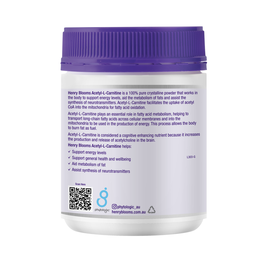 Acetyl LCarnitine 250 g Powder Henry Blooms