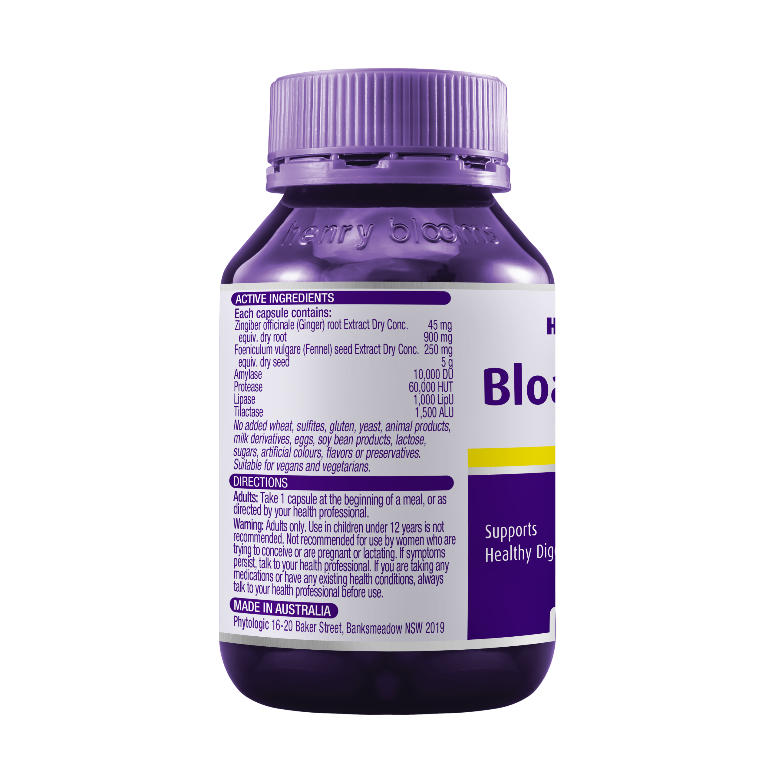 HerbGUT + Bloat Away 60 Hard Capsules - Image 2